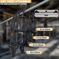 thumbnail image 6 of Ergonomic Tricep Rope Pulldown Attachments, Upgraded 27 32 40 & 47 Inch Extra Long Triceps Rope Cable Attachments for Gym, LAT Pull Down Bar for Cable Machine, Tricep Workout Cable Attachments, 6 of 9