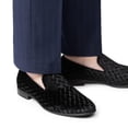 thumbnail image 6 of Bruno Marc Men's Dress Loafers Velvet Tuxedo Slip-on Shoes Wedding Party Red Bottom for Male, 6 of 7