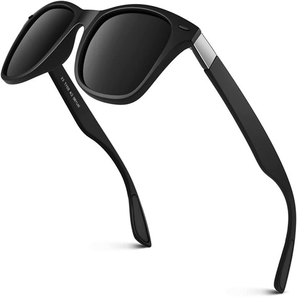 Lunettes de Soleil Polarisées pour Hommes et Femmes Mode Vintage Lunettes de Soleil Carrées Rétro Lunettes de Conduite Pêche Golf HD UV400