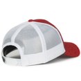 thumbnail image 4 of Outdoor Cap OCGLTR Small/Ladies Fit Cap, Slight Pre-Curved Visor-Ruby/White, 4 of 8