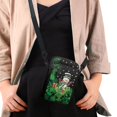 thumbnail image 4 of HELLHERO 2 Layers Adjustable Shoulder Strap Crossbody Bag, Polyester Small Crossbody Purse for Men, Women, Gift Snowman Joy, 4 of 7