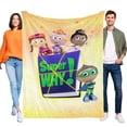 thumbnail image 1 of Super Why! anti-pilling, suave, ligera, esponjosa y acogedora de lujo para hogar y cocina – Perfecta para niños y adultos,150X130cm, 1 of 6
