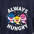 thumbnail image 3 of Baby Shark - Always Hungry - Toddler And Youth Crewneck Fleece Sweatshirt, 3 of 6