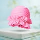thumbnail image 1 of Gorro de baño plisado para mujer, gorro de ducha, gorro de piscina portátil y cómodo, protección auditiva para cabello largo y corto, mantiene el peinado sin cambios, 1 of 8