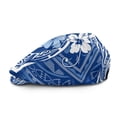 thumbnail image 2 of FUIALDOLG Polyester Flat Cap for Outdoor Walking Daily Outdoor, Soft Wrinkle-Resistant Forward Newsboy Hat, Hibiscus, 2 of 4