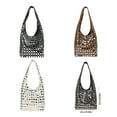 thumbnail image 5 of Elegant Dot Studded Bucket Bag PU LShoulder Bags Armpit Purse For TrendyWomen, 5 of 20