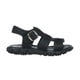thumbnail image 2 of Sandalias Niños Juvenil Negro Tipo Piel Ajustable Casual negro 25 Incógnita 031B1Z, 2 of 6