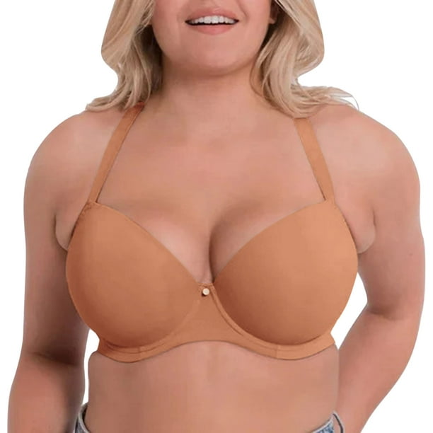 Aayomet Bras for Large Breasts Sexy Large Size Thin Cup Smooth