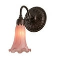 thumbnail image 3 of Meyda Tiffany 216932 Pink Pond Lily 10" Tall Wall Sconce - MultiColor, 3 of 4