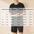 thumbnail image 3 of ZVNAΖH Mens Pajamas Set, Oversized Mens Lounge Set Sleepwear Homewear, Super Soft Comfty, 3 of 3