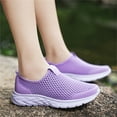 thumbnail image 3 of Pimfylm Sneakers Women Womens Canvas Shoes Low Cut Canvas Sneakers Walking Running Shoes Purple 7, 3 of 5