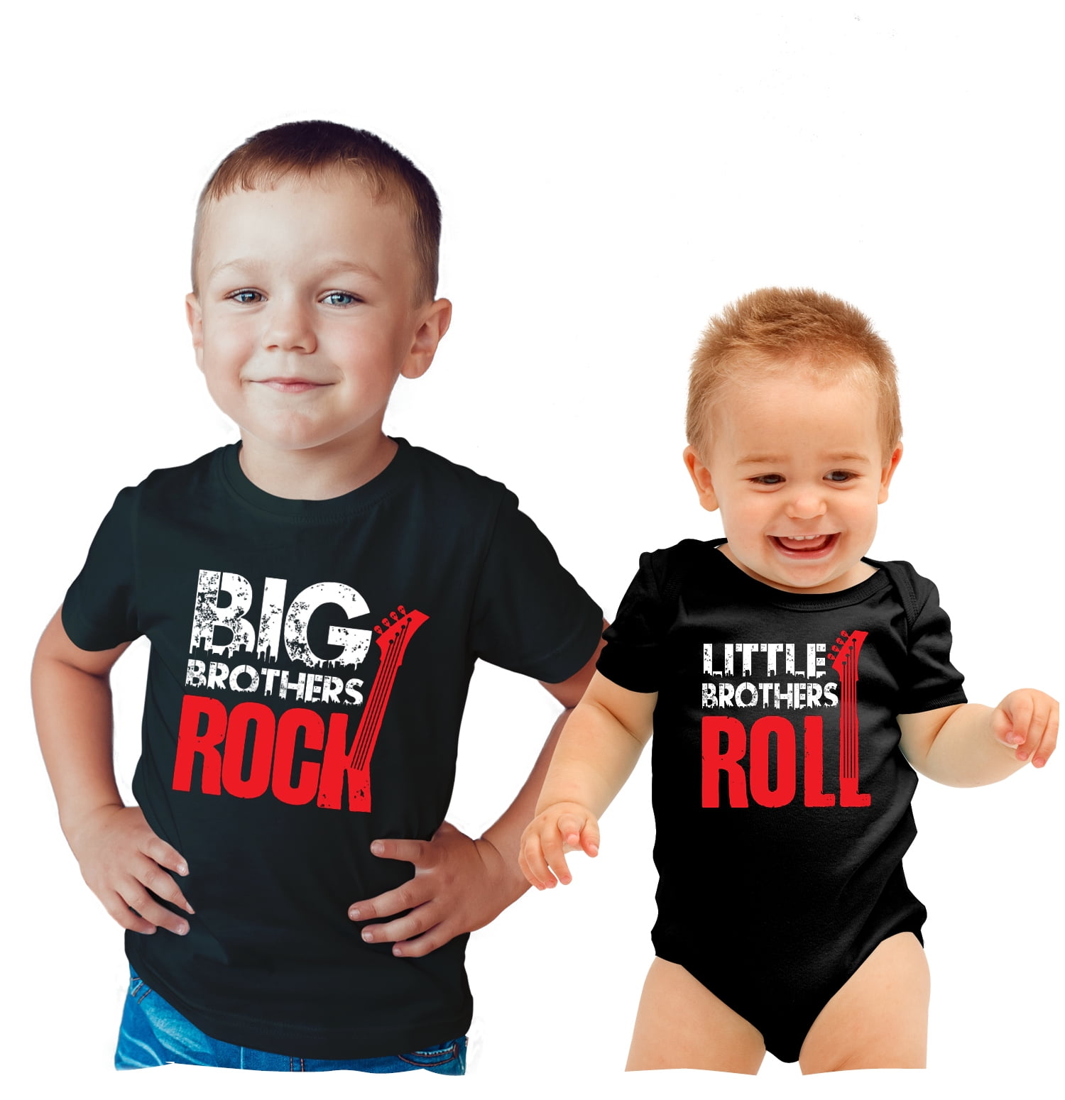 US Big Brother T-shirt/Little Brother Romper Family Matching Tops Autumn Clothes 