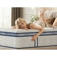 thumbnail image 3 of LiviNest Queen Size Mattress 10 Inch Hybrid Bed - Medium Firm Support with Pocket Springs & Memory Foam - Pressure Relief for Back Pain & Motion Isolation for Couples, 3 of 6