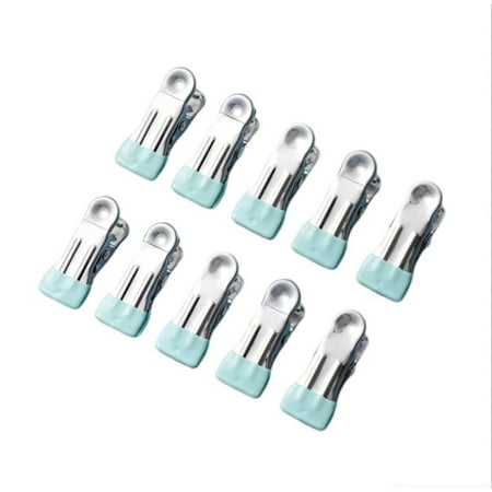 

10Pcs Clothes Drying Hanger Anti-Skid Multi-functional Home Fixed Clamps Windproof Outdoor Clothespins Household Kitchen Towel Green