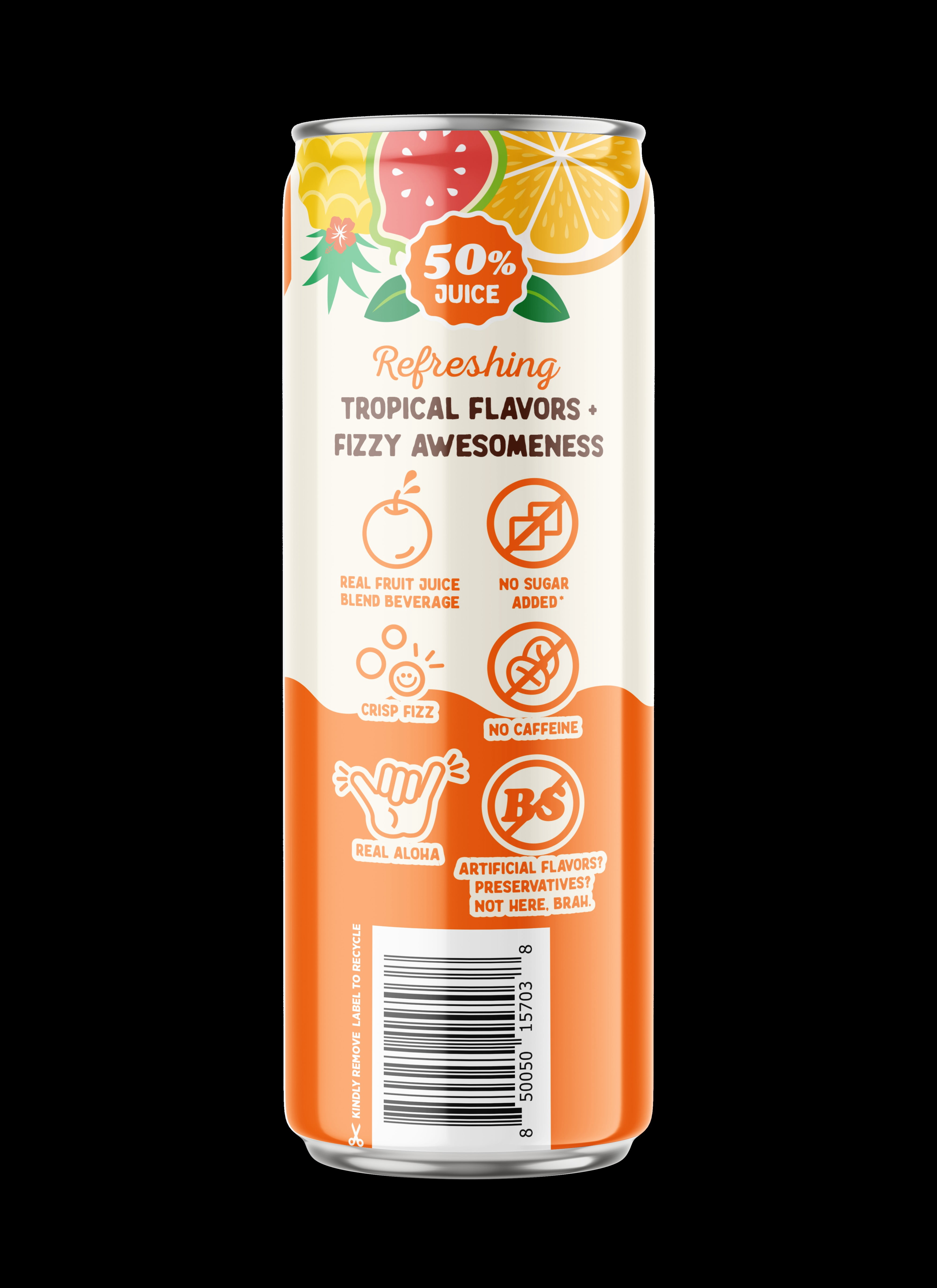 Hawaiian Soda Mango Sunset, 12 fl oz