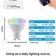 thumbnail image 3 of Bombilla inteligente tuya Rgb regulable, Gu10, 6W, Wifi, 85V-265V, funciona con Alexa y Google Home, 1-10 Uds., 3 of 4