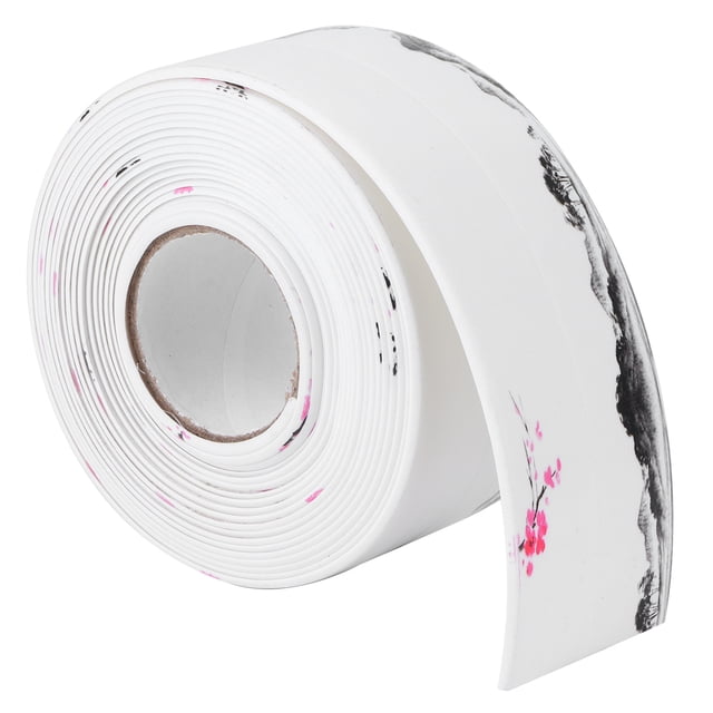 Sealing Strip, White Practical Waterproof Strong Adhesiveness Caulk Tape for Door for Window