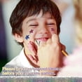 thumbnail image 5 of Glitter Tattoo Set, Kit With Glitter Tubes, Stencils, Glue, And Brushes For Temporary Tattoos, 5 of 5