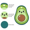 thumbnail image 2 of Mordedor de silicona Cuebo Avocado sin BPA para bebés y niñas, 2 of 5