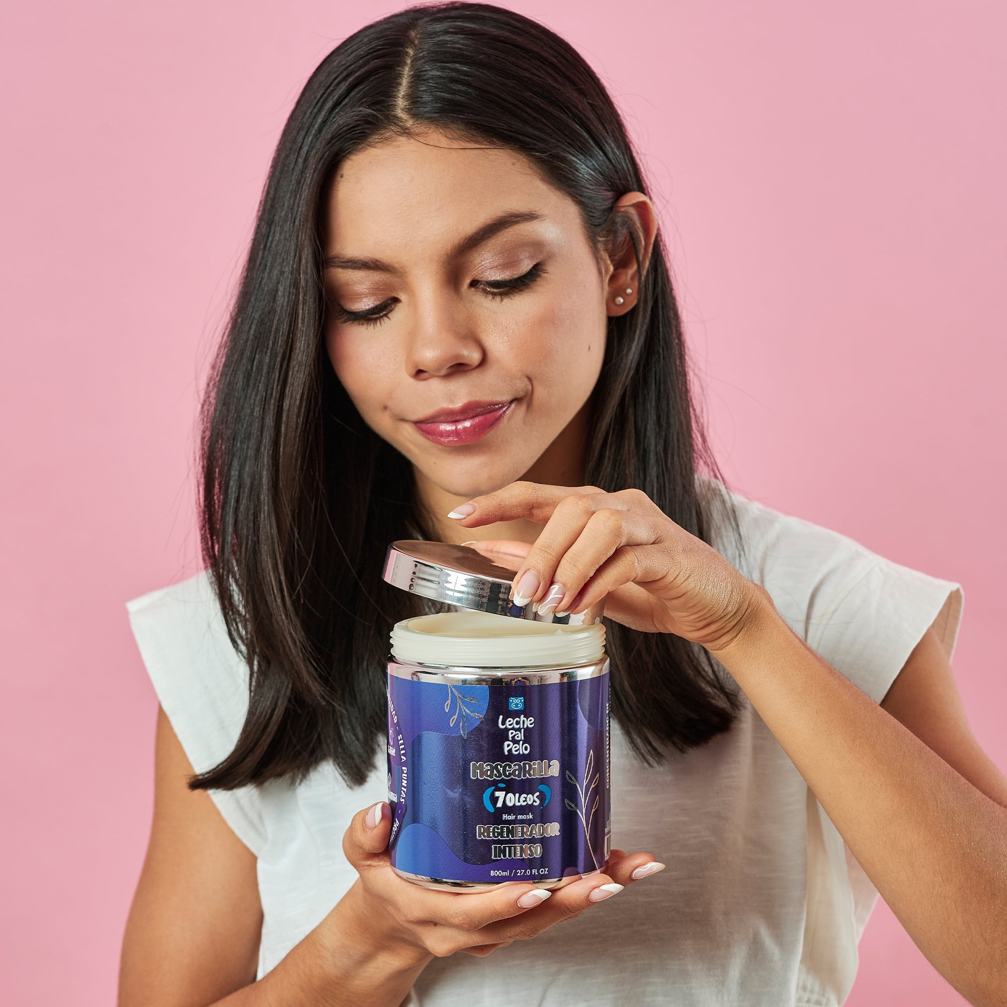 Leche Pal Pelo Intense Regenerator 7 Oils Mask, Hair Mask, 27 oz