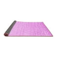 thumbnail image 2 of Ahgly Company Indoor Round Solid Pink Modern Area Rugs, 3' Round, 2 of 4