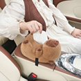 thumbnail image 4 of Cute Capybara Plush Car Pillow Rearview Mirror Tissue Box Car Headrest Shoulder Cover Combination Of Car Supplies Decoration Car DMH, 4 of 6