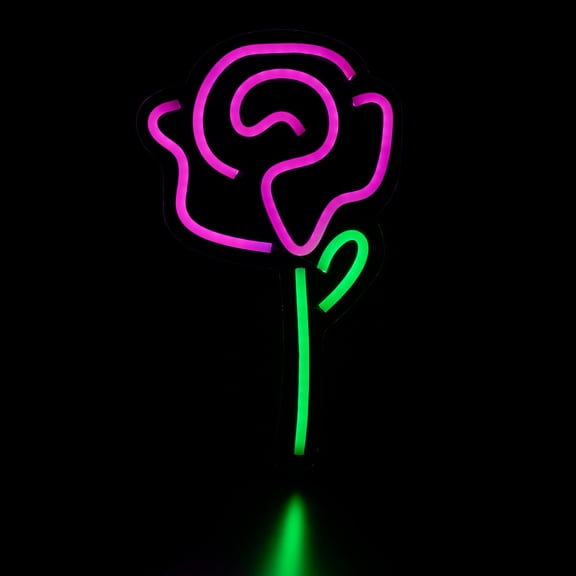 Northlight LED Blooming Rose Neon Lighted Wall Art - 15"