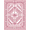 Pink, Pattern 12, variant on ODIKA 8'x10' Washable Area Rug Coquette Vintage Kawaii Swirl Border School Classroom Pencil Pink Refined for Living Room, Under Sectional, Family , Durable, Non-Slip