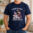 thumbnail image 6 of American Pride 250th Anniversary Eagle T-Shirt, Patriotic 1776-2026 Graphic Tee, 6 of 9
