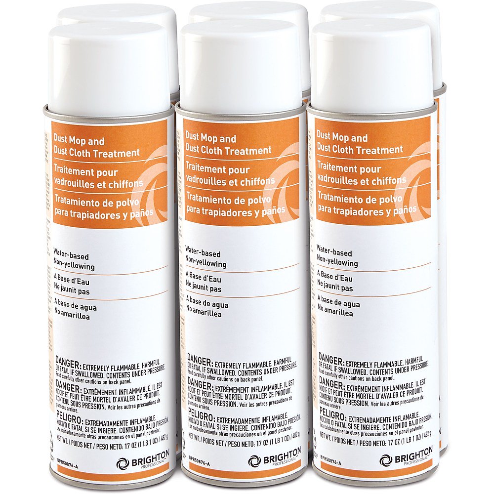 Brighton Dust Mop and Dust Cloth Treatment 17 Oz. 6 cans/pk BPR50876