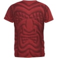 thumbnail image 2 of Tiki God Black Face Luau Men's Soft T-Shirt Vintage Red LG, 2 of 2
