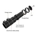 thumbnail image 4 of Aluminum Alloy Bike Fork Stem Extender Handlebar Riser Bicycle Cycling Stem Head Up Adapter Bike Neck Extender, 4 of 7
