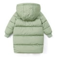 thumbnail image 4 of XEGLSBU Winter Coats for Girls Size 8 White and Gold Girls Long Down Coat Warm Winter Jacket with Insulation for Cold Weather Outdoor Activities Girls Winter Coat Size 10-12 Green Size 11-12 Years, 4 of 4