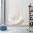 thumbnail image 1 of Modway Chaise Balançoire de Patio Extérieure en Tissu Hide Sans Support, Blanche, 1 of 7