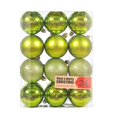 thumbnail image 1 of 3cm Farfi 24 Uds. Bolas de Navidad brillantes bolas de Navidad colgantes de árbol colgantes de Navidad para decoración del hogar de fiesta, 1 of 5