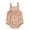 Coffee, variant on Baby Boys Girls Ribbed Solid Pocket Bodysuit Suspenders Romper Cotton Blend Sleeveless Fashion Design for Daily Wear,Color:Mint Green