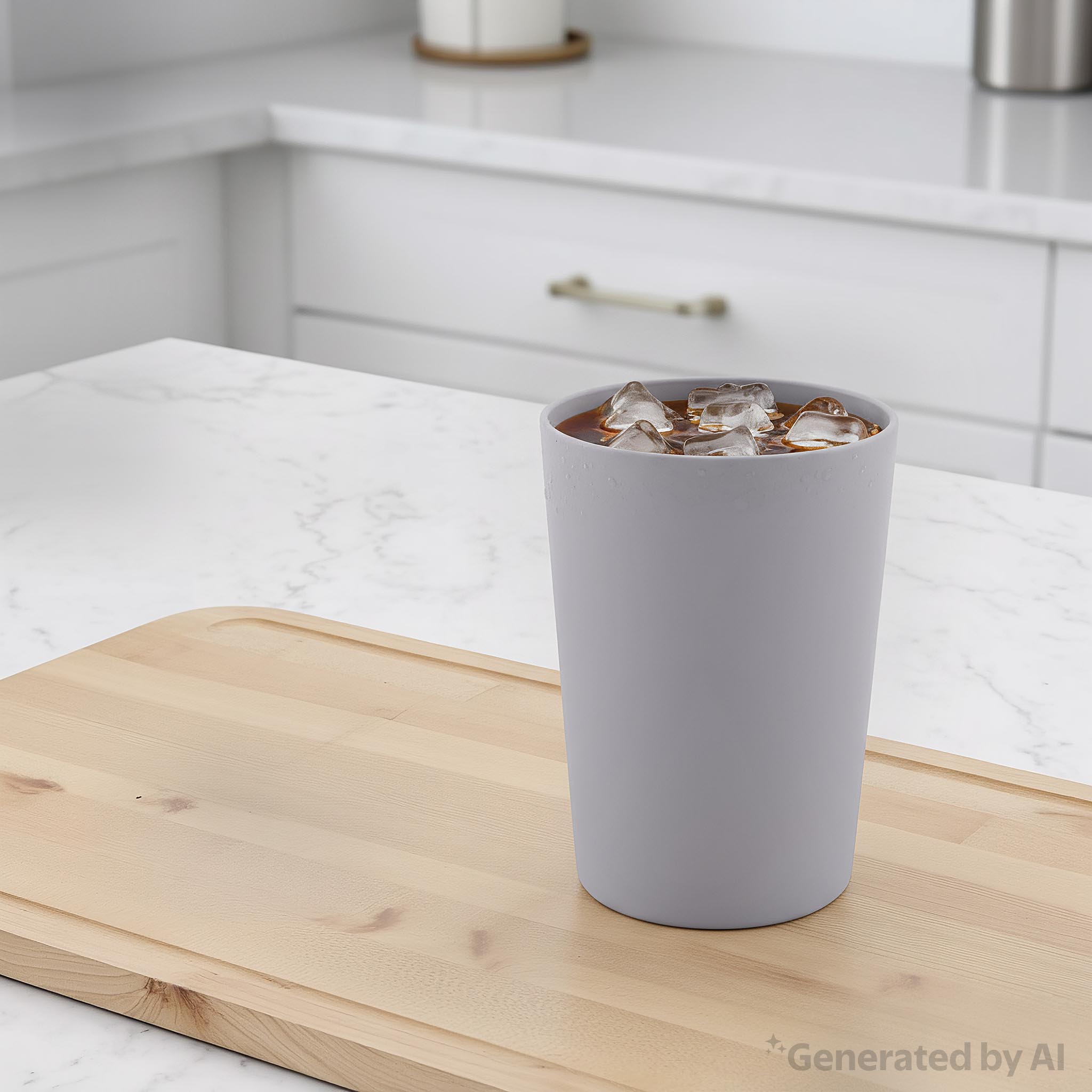 Mainstays - Grey Round Plastic Tumbler, 18-Ounce