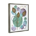 thumbnail image 4 of Stupell Industries Modern Geometric Botanicals Botanical & Floral Painting Gray Floater Framed Art Print Wall Art, 17 x 21, 4 of 10