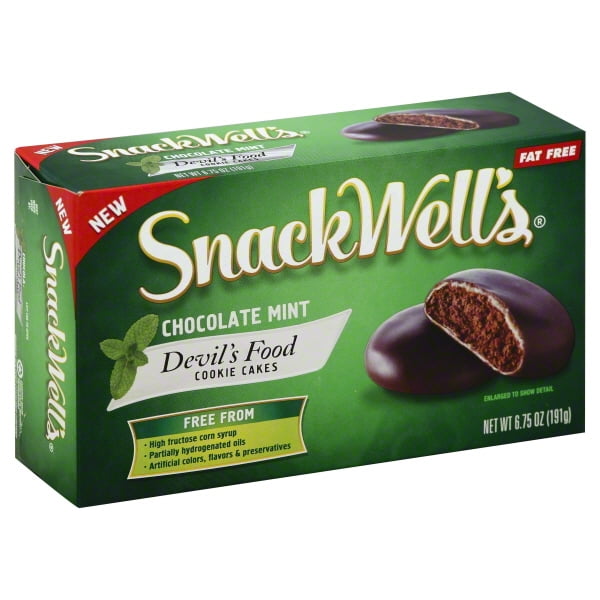 SnackWell's Chocolate Mint Devil's Food Cookie Cakes, 6.75 oz