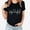 Black, variant on Saint Patricks Day Shirt Ladies Saint Patrick's Day Printed T-shirt With Round Neck And Short Sleeved Top St. Patricks Day Shirts for Women