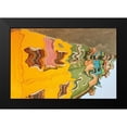 thumbnail image 2 of Aledanda 14x11 Black Modern Framed Museum Art Print Titled - Reflections of Burano VI, 2 of 5