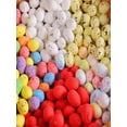 thumbnail image 4 of Meggemo 50 Pcs 0.79x0.98 Inch Easter Mini Egg Ornament Small Decor Pendant for Tree Wreath Gift Bag Spring Holiday Party, 4 of 4