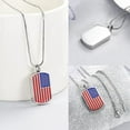 thumbnail image 3 of American Flag Urn Necklaces Bullet for Man/Women Bullet Cremation Jewelry Dog Tag Stainless Steel Cremation Urns Memorial Keepsake, 3 of 7