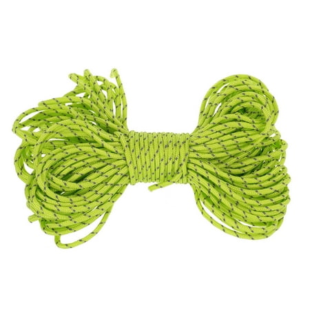 

Tomfoto 20m Reflective Rope Paracord Cord Outdoor Gear Lanyard 1 Inner Strand Core for Camping Awning