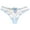 Light Blue, variant on Lace Thongs for Women Seamless Stretch No Show Underwear Thong Panties