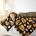 thumbnail image 4 of Homewish Black Cartoon Capibara Bedding Comforter Set, Fast Food Hamburger Twin Comforter Sets, Teens Kids Boys Girls Reversible Bedding Set, Microfiber Bedroom Decor, 2 Pieces, 4 of 8