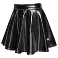 thumbnail image 1 of Falda Skater Plisada Acampanada, Cintura Alta, Minifalda Metálica De Moda Para Mujer Para Fiesta ANGGREK Otros, 1 of 6
