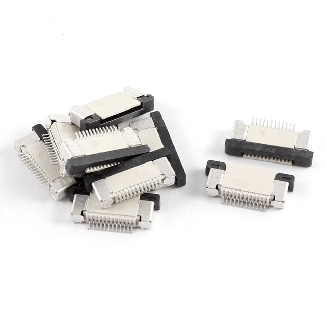 10Pcs Conectores de Sockets de Cinta FFC FPC de 12 Pines y Paso de 0.5mm
