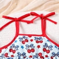 thumbnail image 6 of REDARER Toddler Girls Sleeveless Fruit Prints Tops T Shirt Vest Shorts Outfits,3-4 Years, 6 of 7