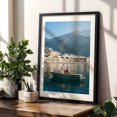 thumbnail image 4 of Staying Afloat - Maiori Campania Italy Photography Black Framed Wall Art Print 16 x 24 inches, 4 of 8